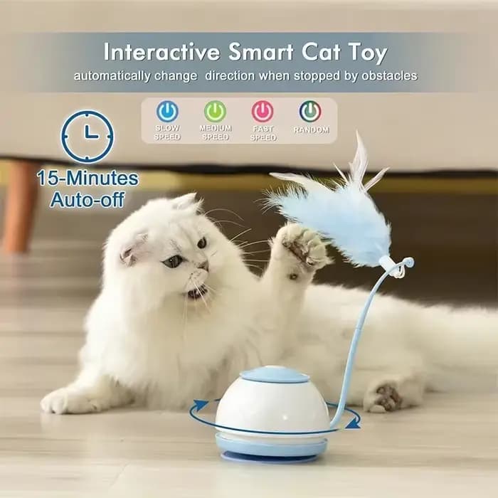 Jouet électrique pour chat, chargement USB, Puzzle interactif rotatif à 360 degrés, articles intelli