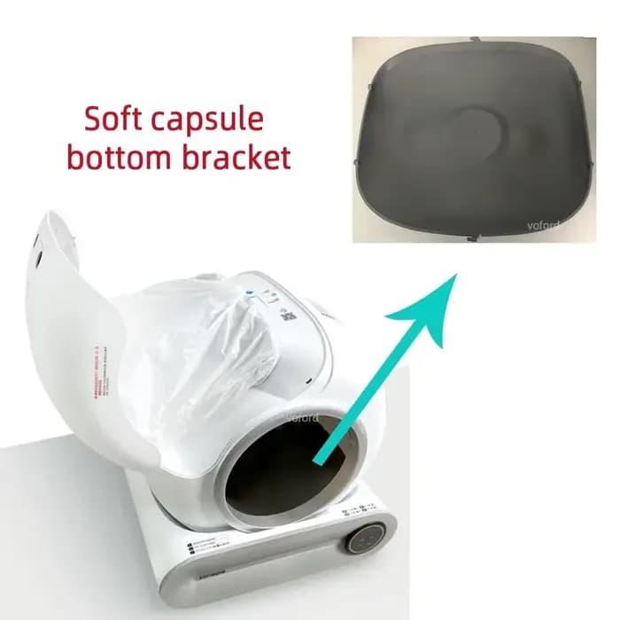 Accessoires pour litière automatique VOFORD, capuchon de fond avec trou d'aération, bouchon en caout