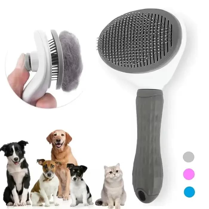 Brosse pour chien et chat, peigne autonettoyant pour enlever les poils d'animaux, outils de toiletta