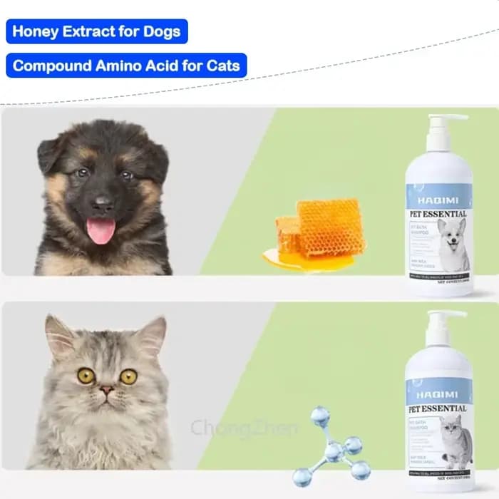 Shampoing de bain pour animaux de compagnie, Gel douche pour chats et chiens, déodorant nettoyant do