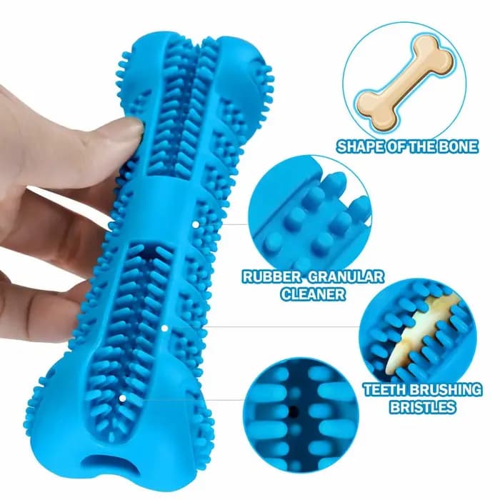 Brosses à dents en caoutchouc souple pour chien, jouets pour chiots, bâton de brosse pour chien, net