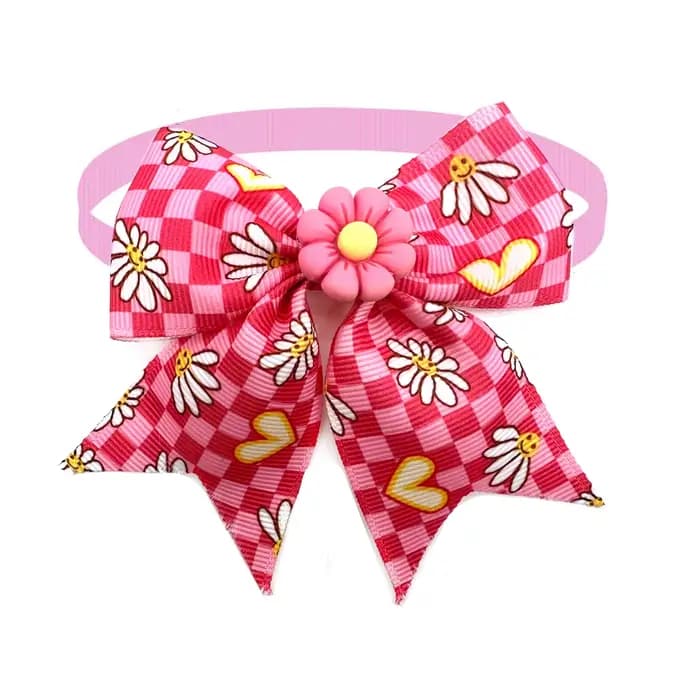 Nministériels ds papillon pour petit chien, 50 pièces, accessoires de toilettage pour animaux de com