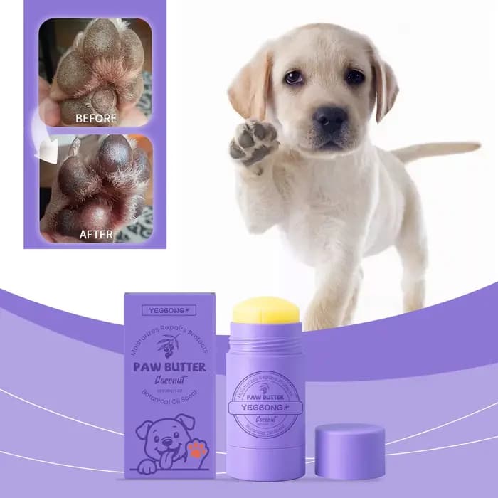Crème de Soin des Pattes pour Animaux – Hydratation Intense, Réparation des Pattes Sèches et Fissuré