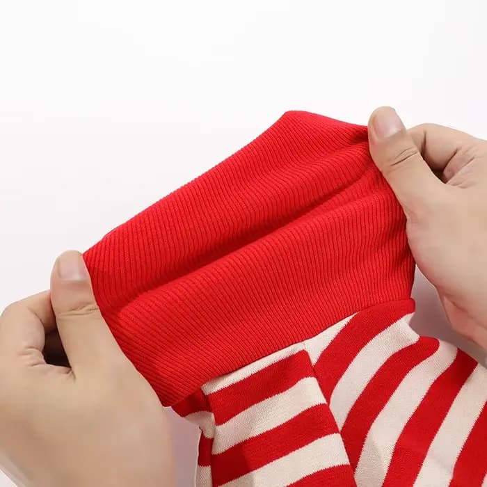 Vêtements décontractés à rayures rouges pour animaux de compagnie, lévrier italien, chemise pour chi