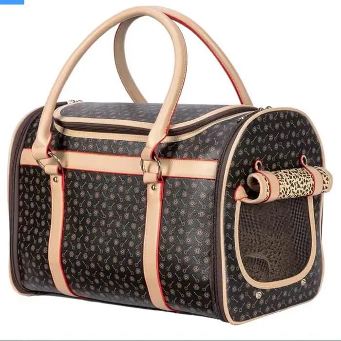 Sac à Main de Luxe Portable et Pliable pour Chat et Chien, Accessoire de Voyage Respirant pour l'Ext