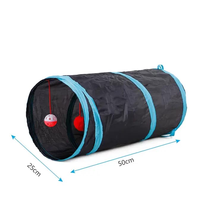 Tube tunnel pour chat, jouets pliables pour chaton drôle, formation interactive pour chat, jeux d'an