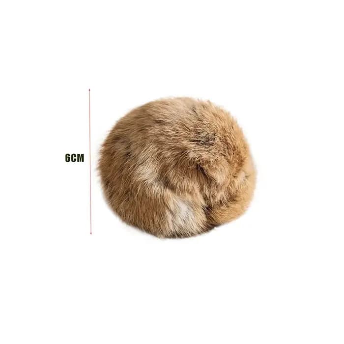 Nouveau jouet pour chat en fourrure de lapin, boule résistante aux griffes, durable, jouet pour chat