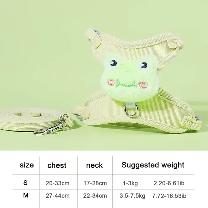 Harnais et laisse pour chaton, anti-évasion, réglable, confortable et doux, anti-traction, pour la p