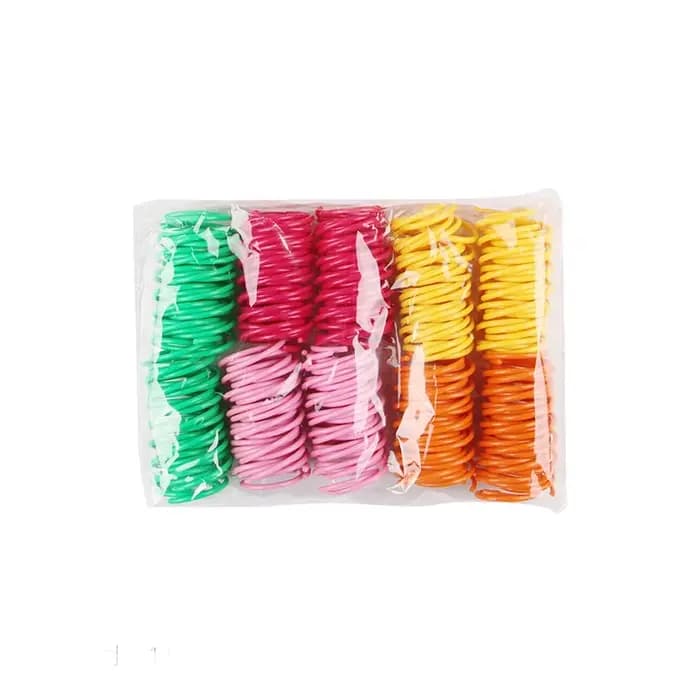 50 Pièces Jouets pour chats en plastique colorés, ressorts rebondissants aux couleurs aléatoires, po