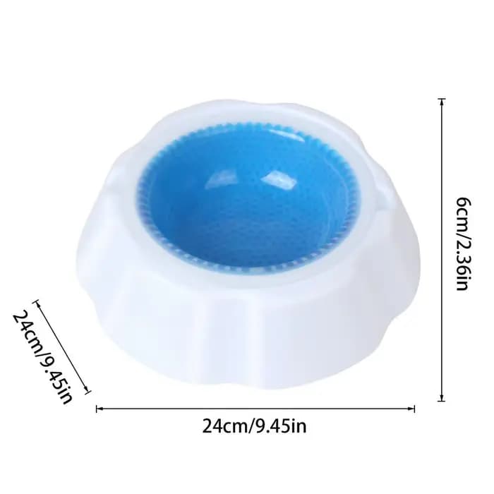 Gamelle rafraîchissante pour animaux – Bol d'eau glacée en gel pour chien et chat – Gamelle antidéra