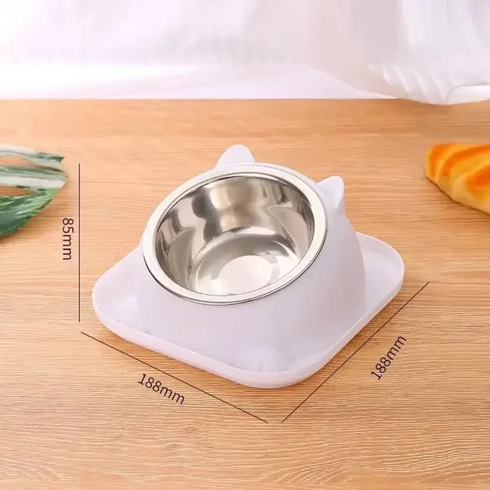 Bol pour chat anti-renversement en forme amusante avec eau ajoutée pour éviter les fourmis - Bols po