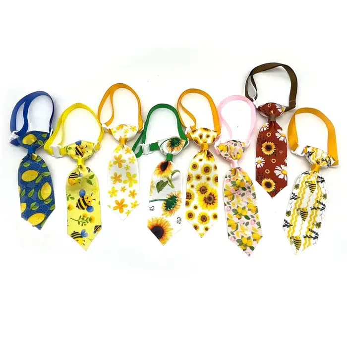 Nœud papillon de printemps pour chien, 50/100 pièces, accessoire de toilettage pour animaux de compa