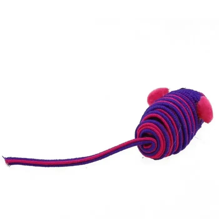 Jouets en peluche pour chat, fausse souris colorée, jouet sonore pour chaton, morsure, jeu amusant,