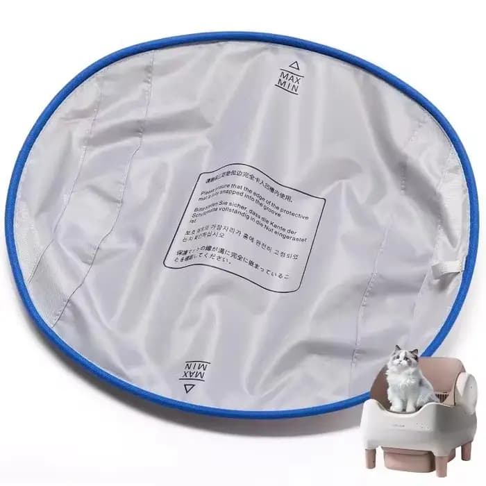Fournitures pour chats : Doublures de remplacement en tissu lavable pour litière automatique et tapi