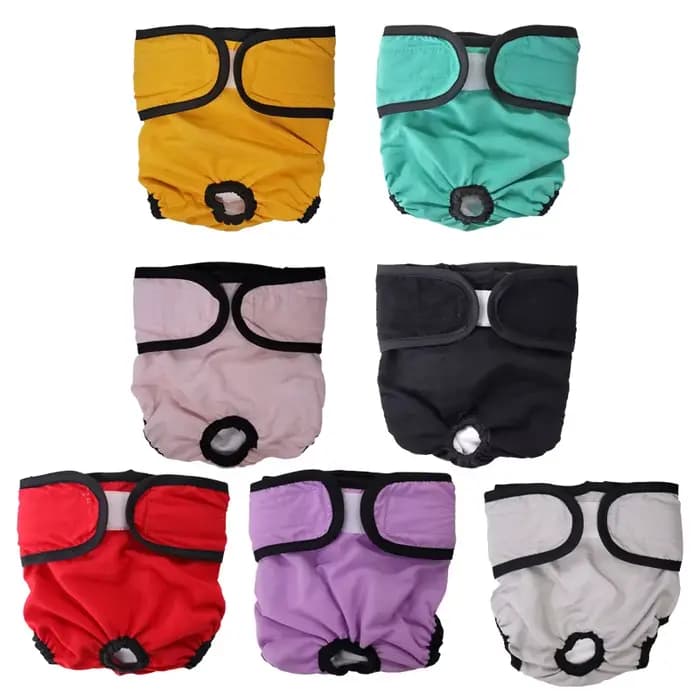 Couches lavables pour chiens femelles, couches réutilisables de qualité supérieure pour chiens en ch