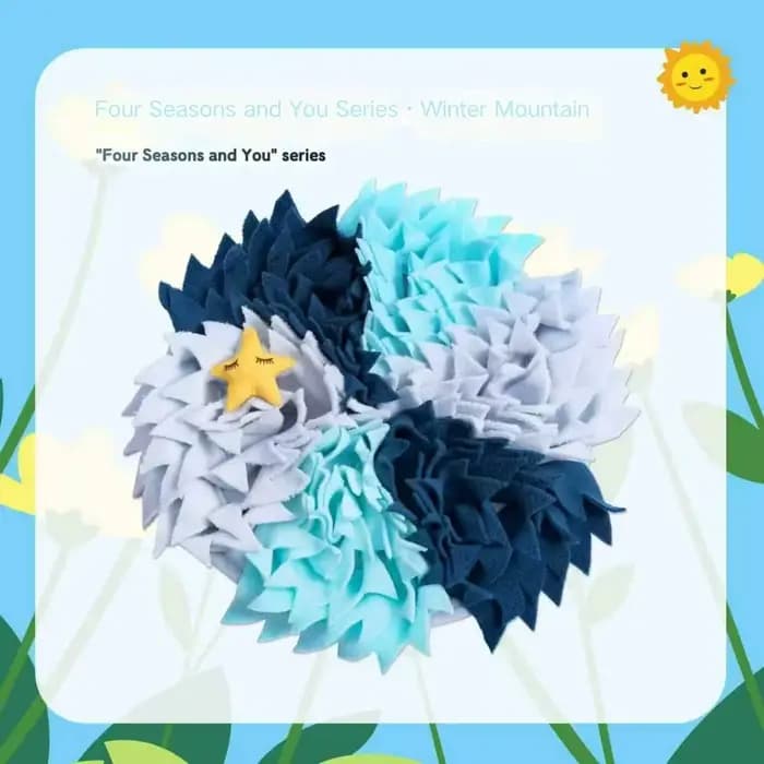 Tapis à renifler pour animaux de compagnie, série «Four Seasons and You», tapis à renifler pour chie
