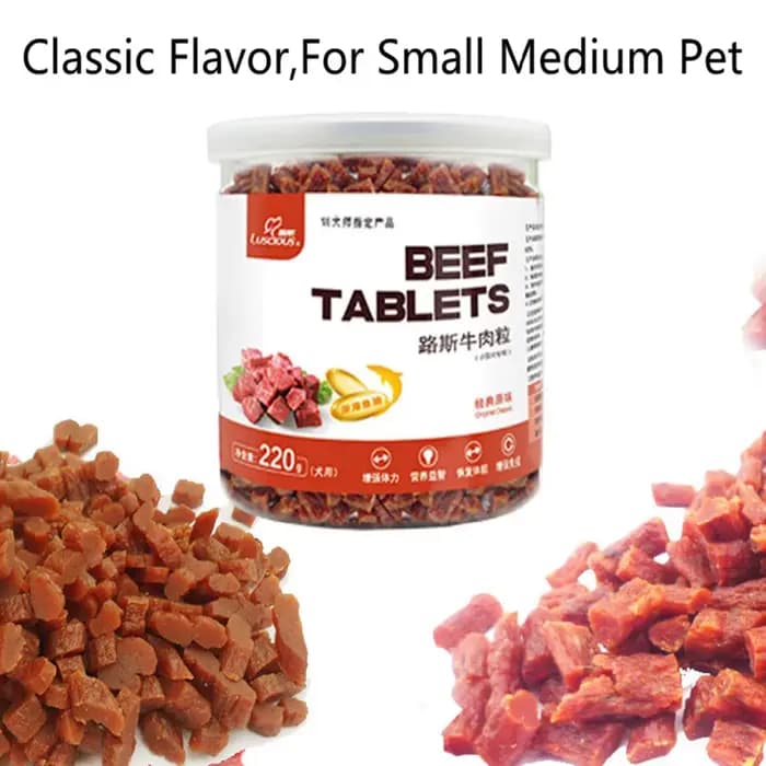 Nourriture sèche 220 naturelle pour animaux de compagnie, collation pour chien, friandises à mâcher,