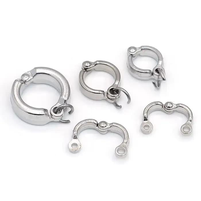 Anneaux de pied de perroquet en métal, 4.5mm-14mm, anneaux de jambe d'oiseau pour animaux de compagn