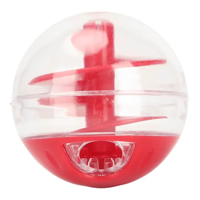 Boule de morsure interactive pour animaux de compagnie, mangeoire lente, boule de puzzle pour chaton