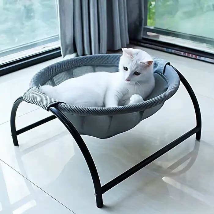 Lit pour chat hamac pour animaux de compagnie lit de couchage pour chat lit de refroidissement respi