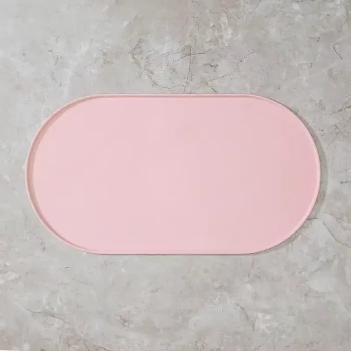 Tapis d'alimentation pour chat avec design antidérapant et imperméable, tapis pour nourriture pour a