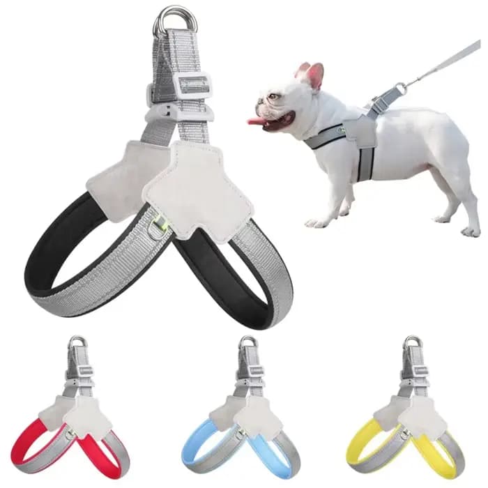 Harnais réfléchissant pour chien de compagnie, pour petits et moyens chiens, gilet sans traction, sa