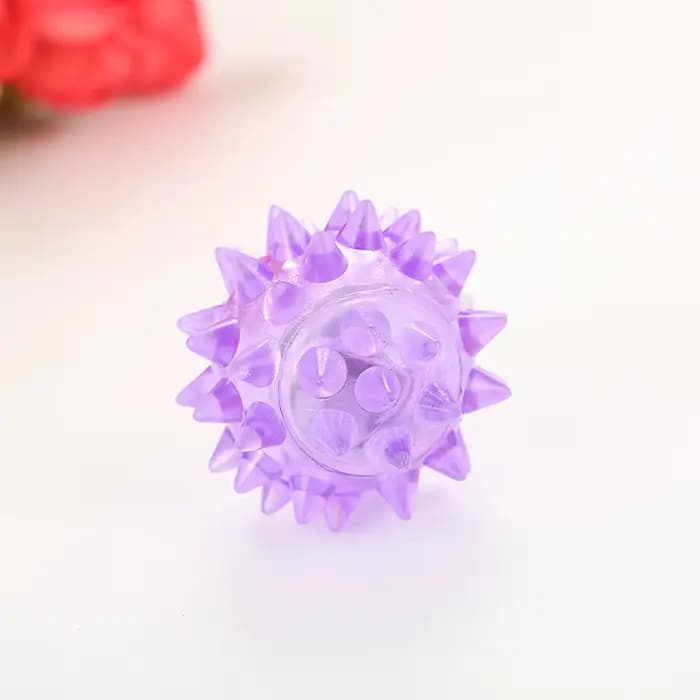 Boule de chat clignotante à LED, boules lumineuses roulantes, jouet de jeu coloré pour animaux de co
