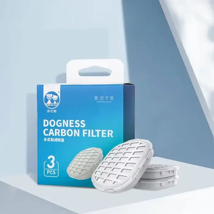 DOGNESS – filtres de remplacement pour fontaine à eau pour chat, 3 pièces originales, pour animaux d