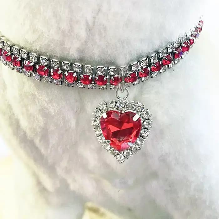 Collier pendentif en cristal pour animal de compagnie, collier en biscuits pour chat, chaton, chiot,