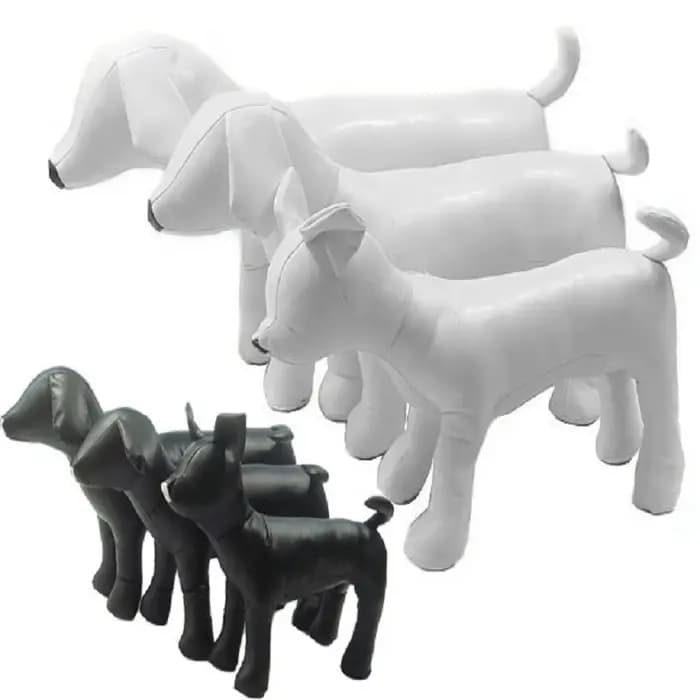 Modèle de torse en cuir PVC pour animaux de compagnie, mannequin pour chien, support de vêtements po