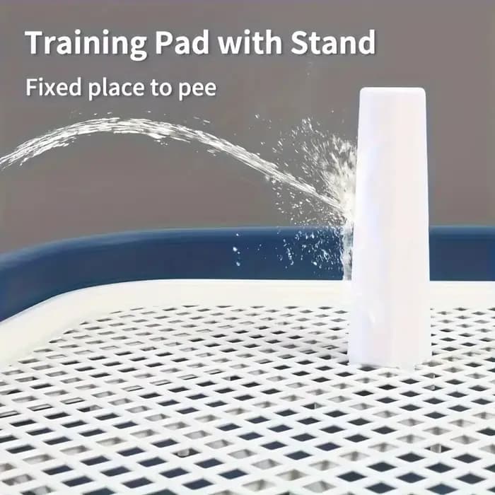 Pot de toilette en plastique réutilisable pour animaux de compagnie, support de pipi pour chien avec