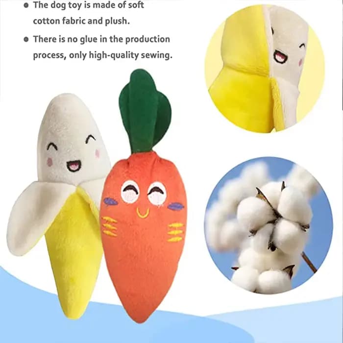 Jouets grinçants en peluche pour chiot, 1 pièce, pour petits et moyens chiens, masticateurs agressif