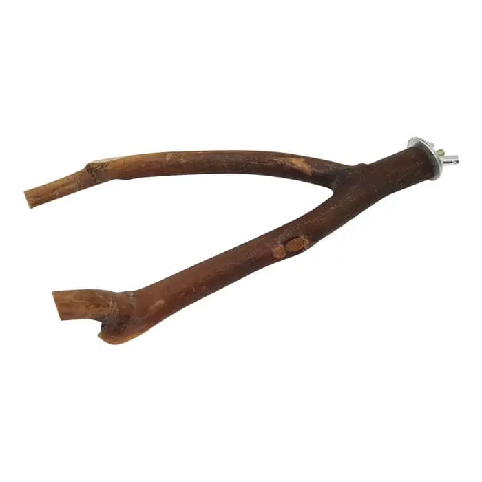 Support de fourchette d'arbre pour oiseaux de compagnie, 15cm, support de branche de rondins de perr