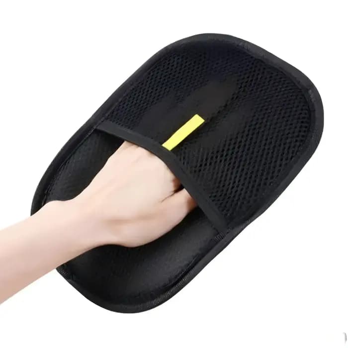 Gant anti-poils pour animaux de compagnie, brosse électrostatique réutilisable pour le toilettage de