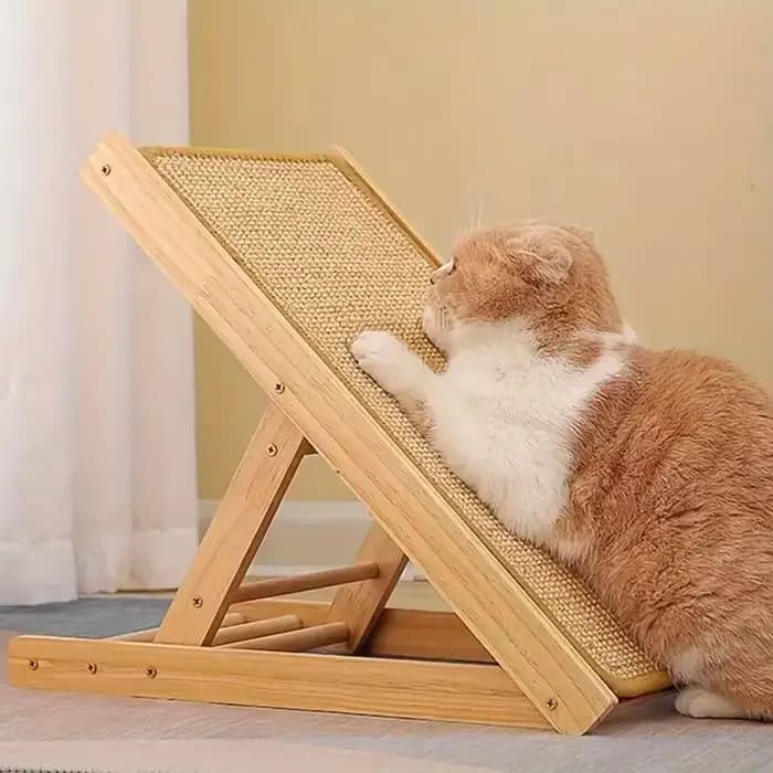 Tapis à gratter en Sisal naturel pour chat, tapis à gratter horizontal pour sol de chat, protection