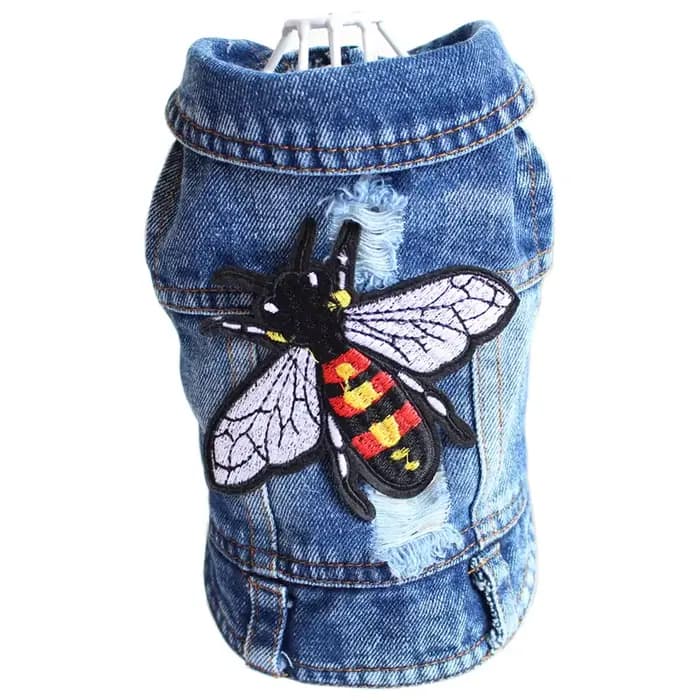 XS-2XL Denim chien vêtements Cowboy chien manteau chiot vêtements pour petits chiens jean veste chie