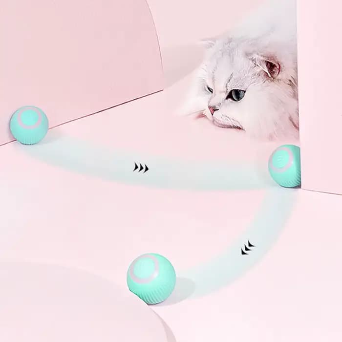 Jouets intelligents pour chats, boule roulante automatique, jouets électriques interactifs pour l'en
