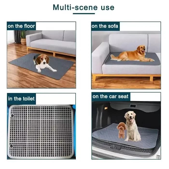 Coussinets d'urine pour chien, lavables et réutilisables, antidérapants, coussin d'entraînement pour