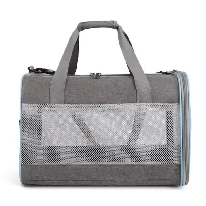 Sacs de Transport pliables en maille pour chat, poignée respirante et confortable, porte-chien de vo