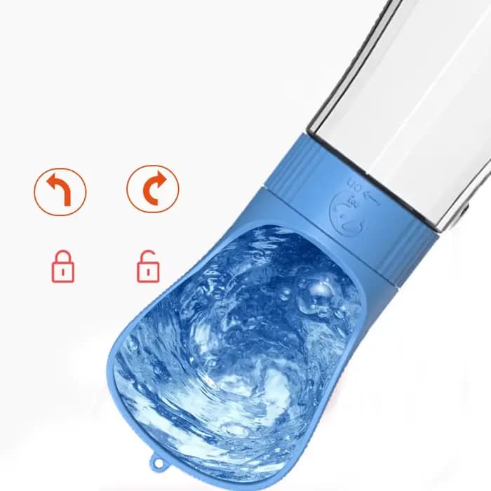 Bouteille d'eau Portable 2 en 1 pour chiens, petits et grands chats, bols à boire pour la marche en