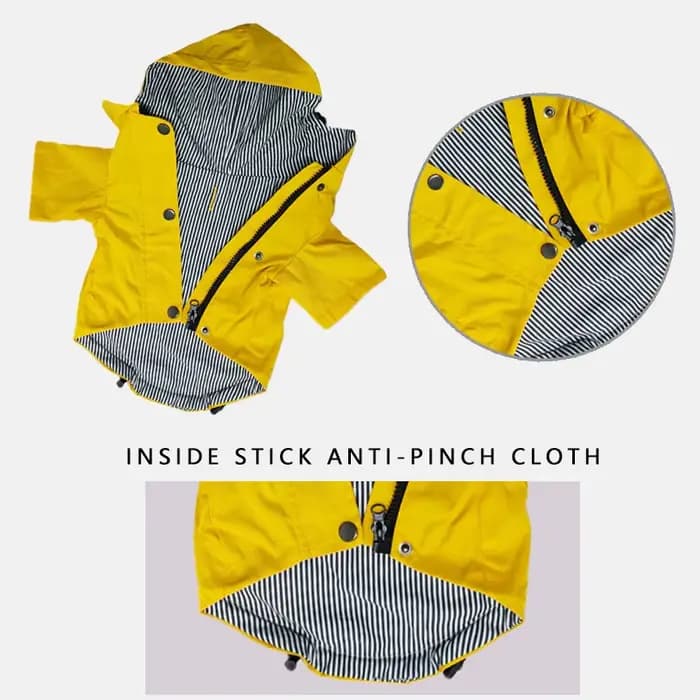Grand chien vêtements imperméable chien imperméable veste coupe-vent pour animaux de compagnie Labra