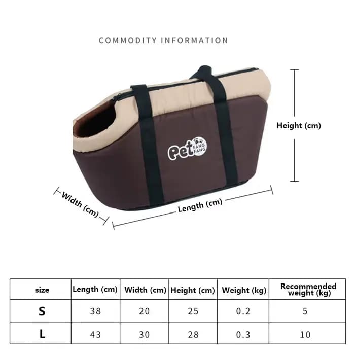Sac à Dos Portable et Confortable pour Animaux de Compagnie, Fournitures de Randonnée en Plein Air p