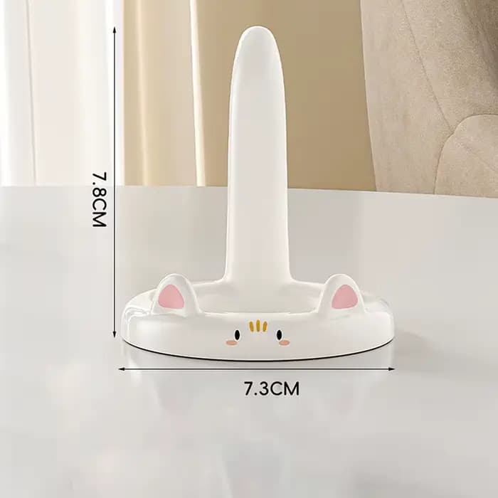 Support de téléphone portable chat de dessin animé mignon et doux, mini support de téléphone portabl