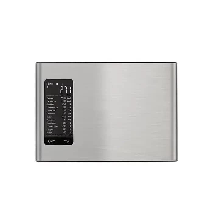 Balance alimentaire intelligente en acier inoxydable, calculateur nutritionnel, suivi des objectifs,