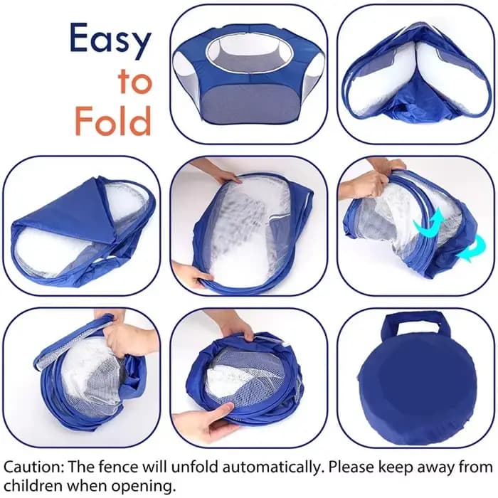Petite Cage transparente Portable pour animaux de compagnie, tente pour chat et chien, parc pour ani
