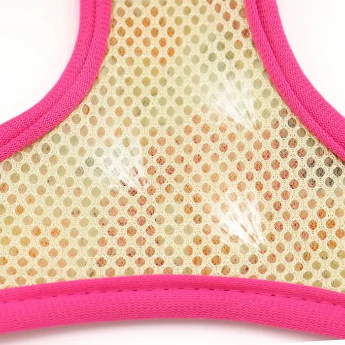Harnais en maille et Nylon pour chien, ensemble de laisse en plomb, gilet réfléchissant pour chiens,
