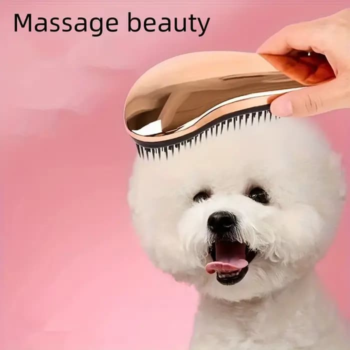 Brosse de toilettage pour animaux de compagnie, peigne de nettoyage de cheveux spécifique aux animau