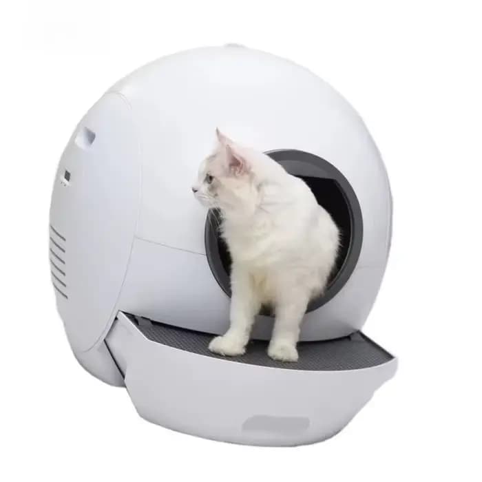 Grande litière automatique pour chat, meuble, litière automatique intelligente pour chat, litière au