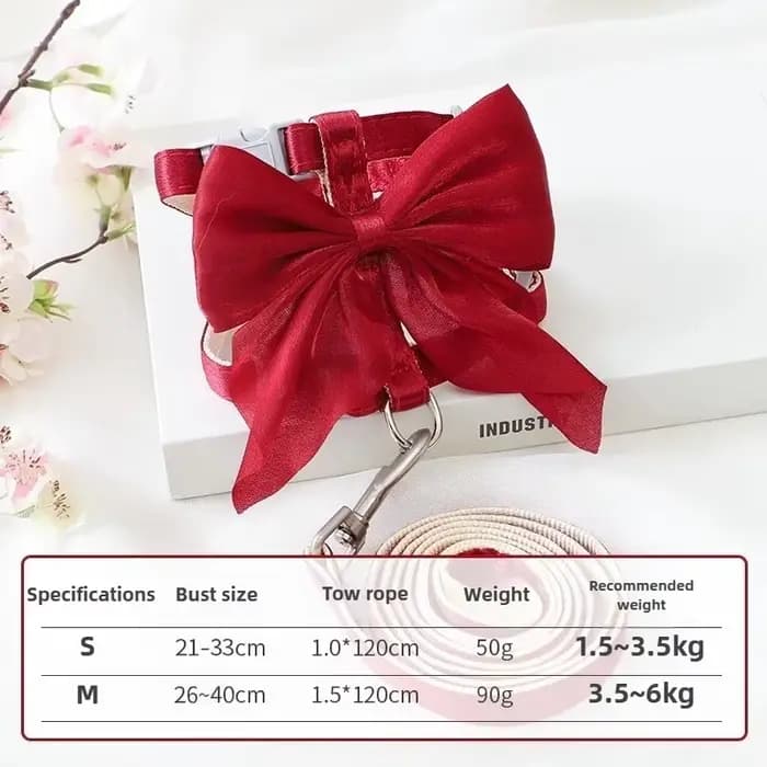 Harnais réglable pour animaux de compagnie avec corde de Traction pour chaton chiot lapin furet mign