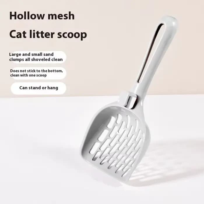Outil de nettoyage 1 pièce : Pelle à litière en maille pour tamiser la litière de chat, nettoyage ef